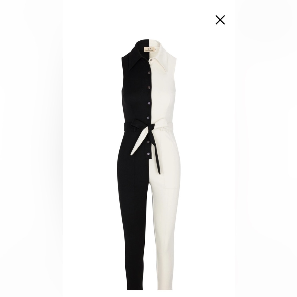 THE DIRECTOR JUMPSUIT BLACK/WHITE the fashion brand company by Penelope Gazin